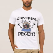 NIEUWE WERELDORDE UNIVERSELE DECEIT! T-shirts (Voorkant)