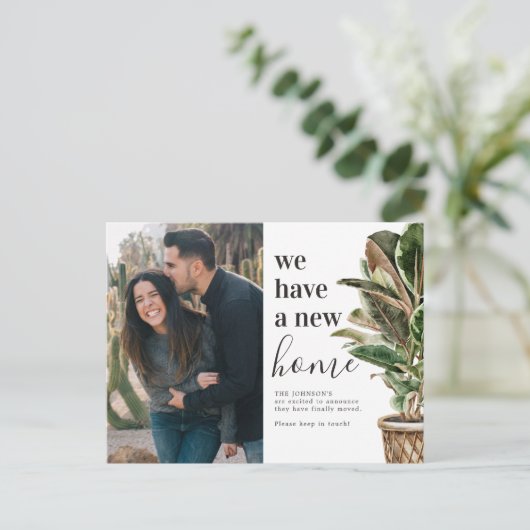 Nieuwe Wijziging van Aankondiging adreswijziging (Staand voorkant)