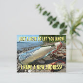 Nieuwe wijziging van het Briefkaart Adres (Staand voorkant)