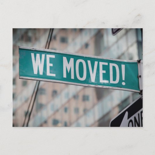 Nieuwe wijziging van het Briefkaart Adres (Voorkant)