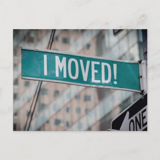 Nieuwe wijziging van het Briefkaart Adres (Voorkant)