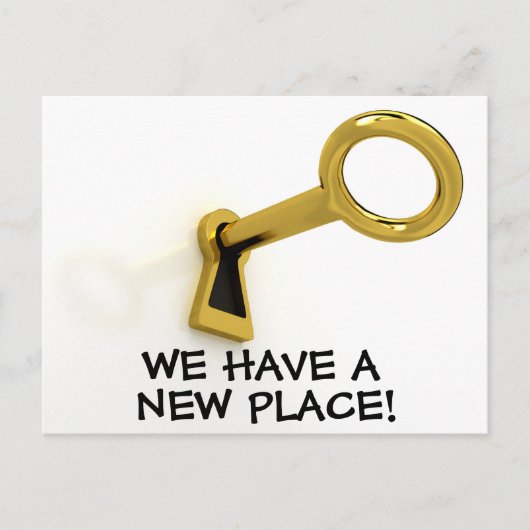 Nieuwe wijziging van het Briefkaart Adres (Voorkant)