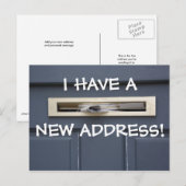 Nieuwe wijziging van het Briefkaart Adres (Voorkant / Achterkant)