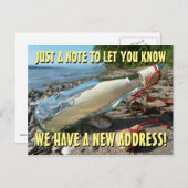 Nieuwe wijziging van het Briefkaart Adres (Voorkant / Achterkant)