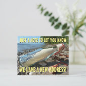 Nieuwe wijziging van het Briefkaart Adres (Staand voorkant)