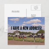 Nieuwe wijziging van het Briefkaart Adres (Voorkant / Achterkant)