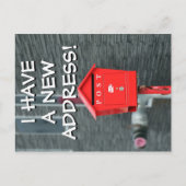 Nieuwe wijziging van het Briefkaart Adres (Voorkant)