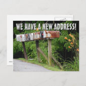 Nieuwe wijziging van het Briefkaart Adres (Voorkant / Achterkant)