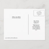 Nieuwe wijziging van het Briefkaart Adres (Achterkant)