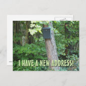 Nieuwe wijziging van het Briefkaart Adres (Voorkant / Achterkant)