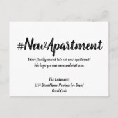 Nieuwe wijziging van het vak Adres Briefkaart (Voorkant)