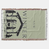 Nieuwe Winter Hope Kerststal I Deken (Voorkant)