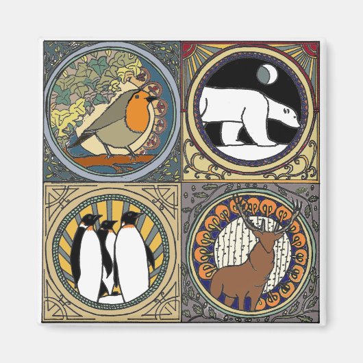 Nieuwe winter magneet (Voorkant)