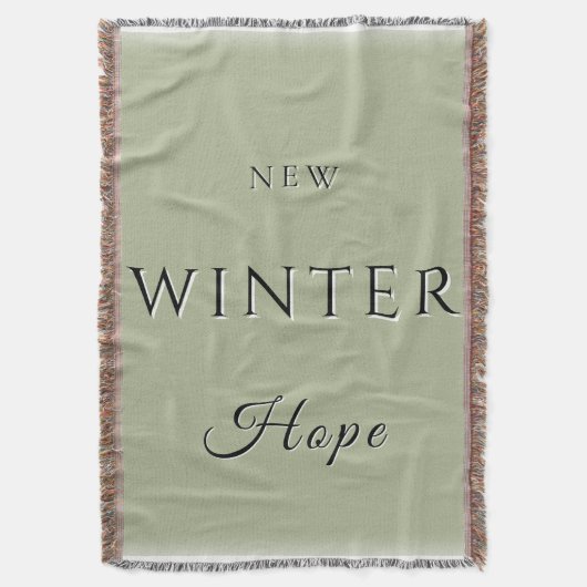 Nieuwe winterhoop deken (Voorkant Verticaal)