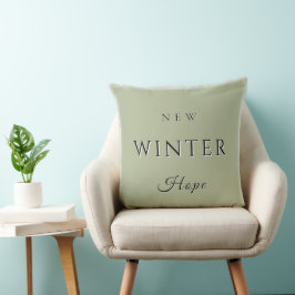 Nieuwe winterhoop kussen