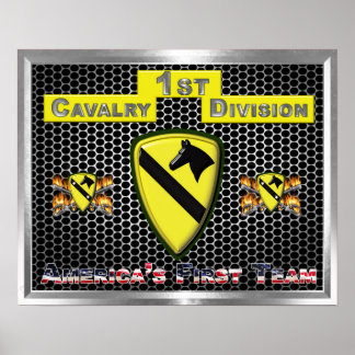 Nieuwe wolken, 1e Cavalerie divisie Poster