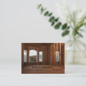 Nieuwe woning in aanbouw visitekaartje (Staand voorkant)