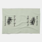 Nieuwe woning verhuizen naar nieuwe familienaam theedoek (Horizontaal)