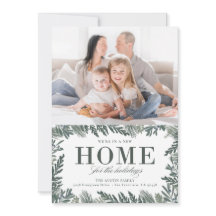 Nieuwe woning voor de feestdagen met bewegende aan