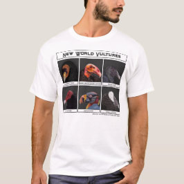 Nieuwe World Vultures Illustratie T-shirt
