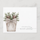 Nieuwe wortels neerzetten Bewegende Aankondiging Briefkaart (Voorkant)