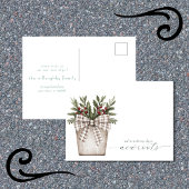 Nieuwe wortels neerzetten Bewegende Aankondiging Briefkaart