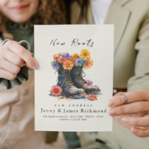 Nieuwe Wortels - Nieuw Adres I Schoenen en Bloemen Aankondiging