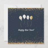 Nieuwe Years Eve Party, Golden Balloons (Achterkant)