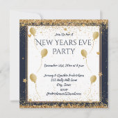 Nieuwe Years Eve Party, Golden Balloons (Voorkant)