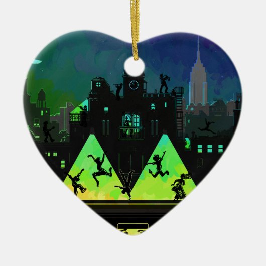 Nieuwe York Boogie Nights Keramisch Ornament (Voorkant)