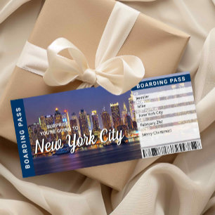 Nieuwe York City Reis Verrassingsinstapkaart Kaart