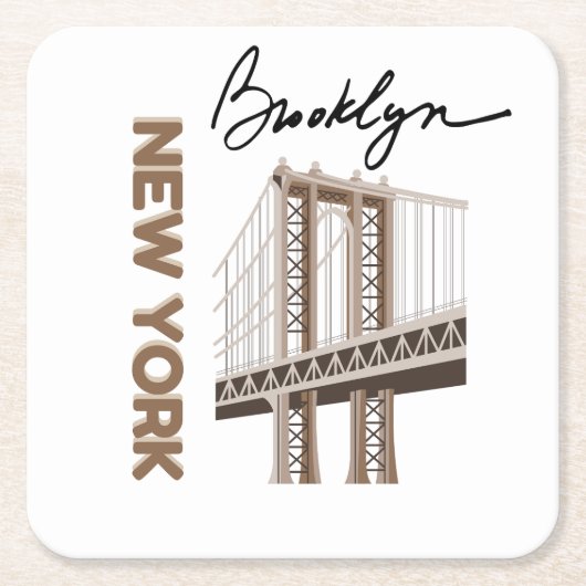 NIEUWE YORK KARTONNEN ONDERZETTERS (Voorkant)