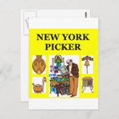 nieuwe york picker briefkaart (Voorkant / Achterkant)