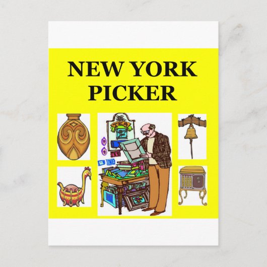 nieuwe york picker briefkaart (Voorkant)