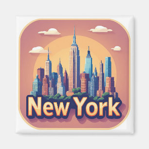 🗽 Nieuwe York reis Souvenir Herinnering Magneet