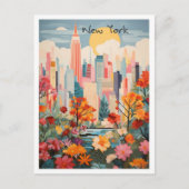 Nieuwe York Reisesthetiek Briefkaart (Voorkant)
