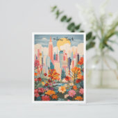 Nieuwe York Reisesthetiek Briefkaart (Staand voorkant)