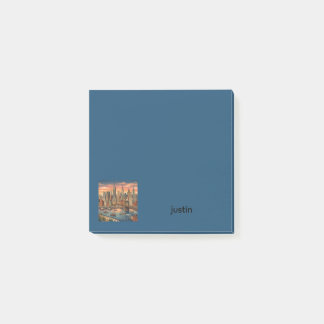 Nieuwe York Silhouet Reis Kunst Vintage | Personal Post-it® Notes