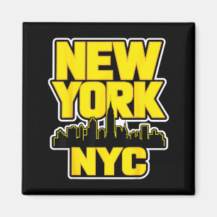 Nieuwe york stadssilhouet bronx queens manhattan s magneet