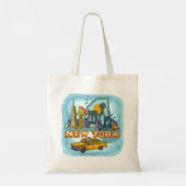Nieuwe York Tote Tas (Achterkant)