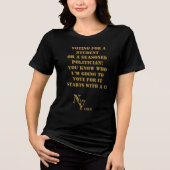 NIEUWE YORK Tri-Blend SHIRT (Voorkant)