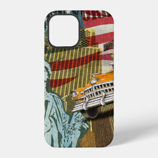 Nieuwe York vintage poster. iPhone 12 Hoesje