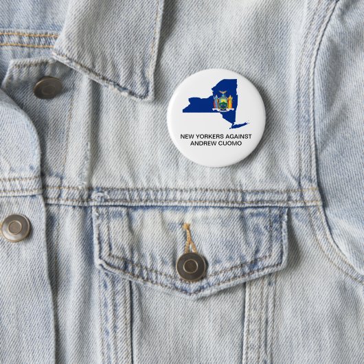 NIEUWE YORKERS TEGEN ANDREW CUOMO GOVERNOR BUTTON (In situ)