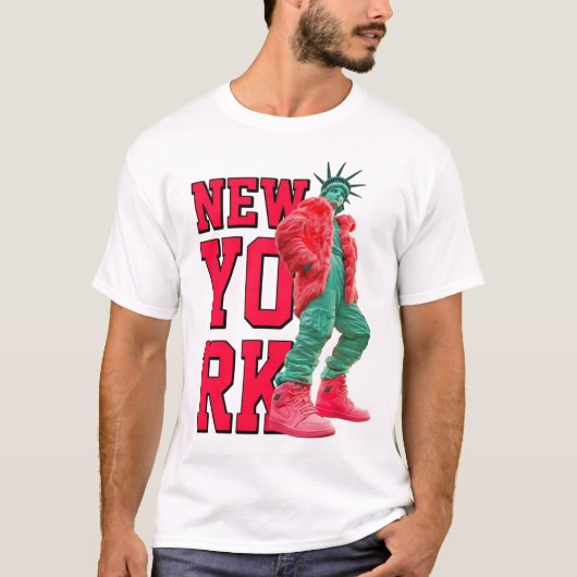 Nieuwe Yorkse Sfeer T-shirt (Voorkant)