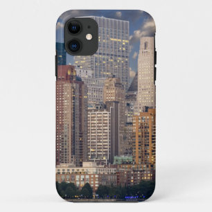 Nieuwe Yorkse skyline en de Manhattan Hudsonrivier iPhone 11 Hoesje
