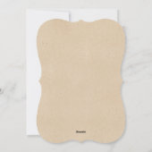 Nieuwe zalen decoderen | Rustic Kraft Wreath Feestdagenkaart (Achterkant)