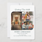 Nieuwe zalen die we met kerst hebben bewogen feestdagenkaart (Voorkant)