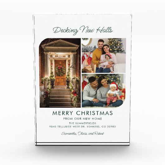 Nieuwe zalen die we met kerst hebben bewogen fotoblokken (Voorkant)