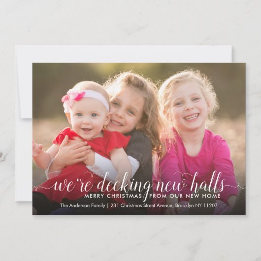 Nieuwe zalen kerstfeestdagen voor feestdagen aankondiging (Voorkant)