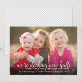 Nieuwe zalen kerstfeestdagen voor feestdagen aankondiging (Voorkant / Achterkant)